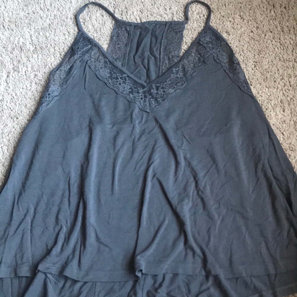 AE soft and sexy grey tank